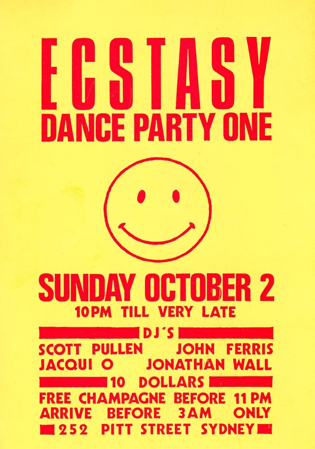 Ecstacy Dance Party One