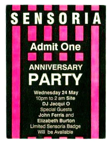 Sensoria - Anniversary Party