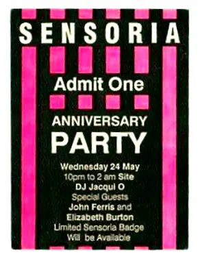 Sensoria - Anniversary Party