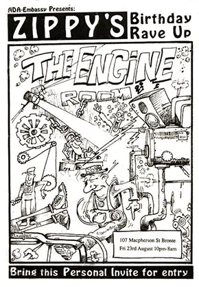The Engine Room : Zippys Birthday Rave Up