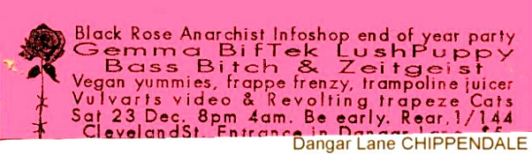 Black Rose Anarchist Infoshop EOY Party